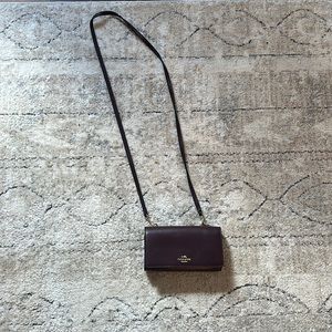 Coach wallet cross body